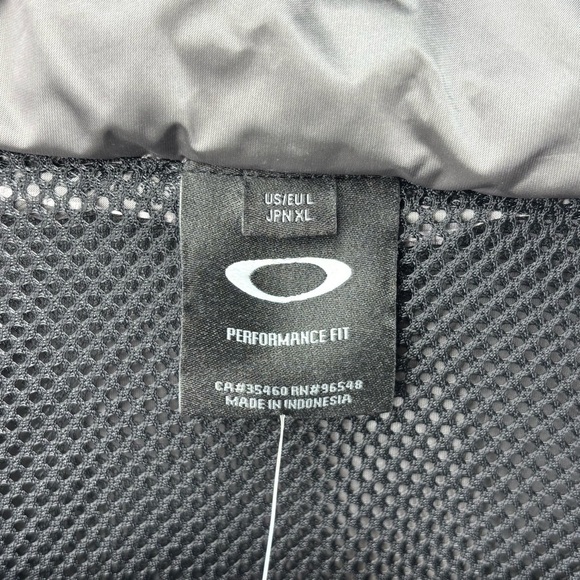 Oakley Jacket Womens Large Luxe Anorak Quarter Zip Pullover Stone Gray Hiking - Picture 3 of 5